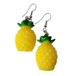 Acrylic pineapple earrings